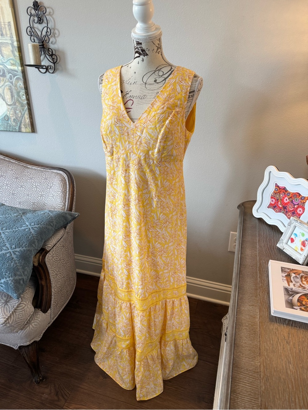 NWT Lilly Pulitzer Linen Maxi Dress - Picture 7 of 13